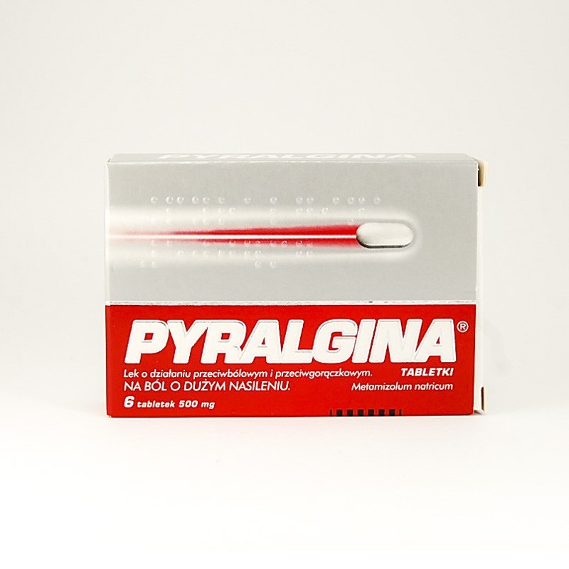 Pyralgina 500 mg, 6 tabletek 