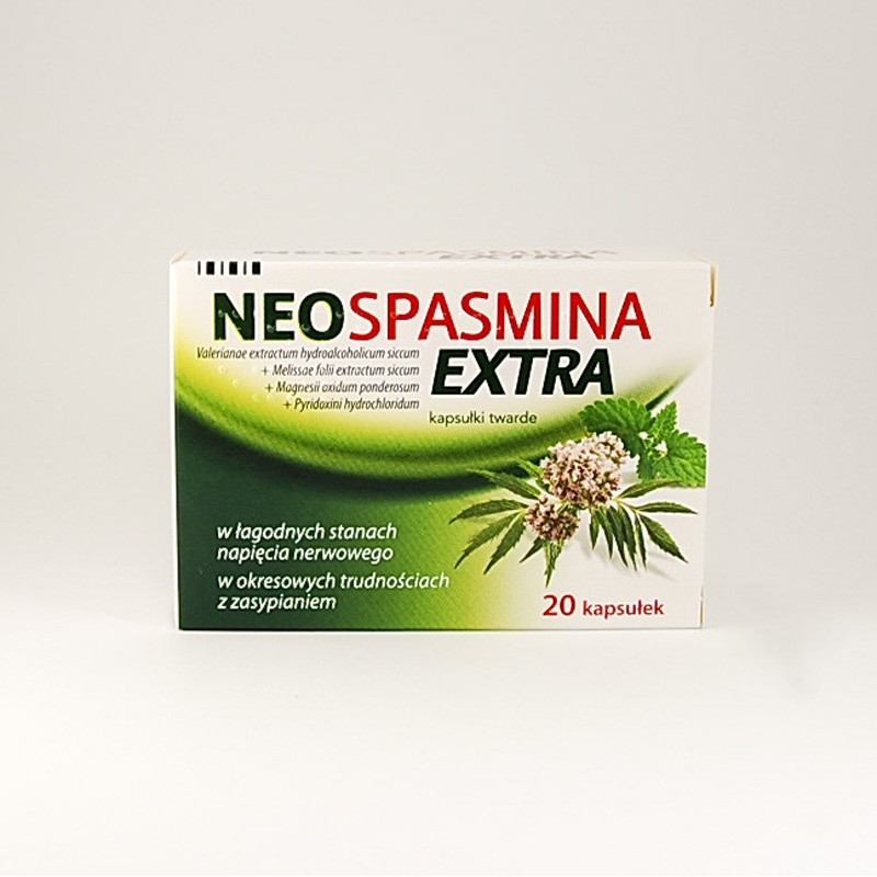 Extraspasmina 20 kapsułek 