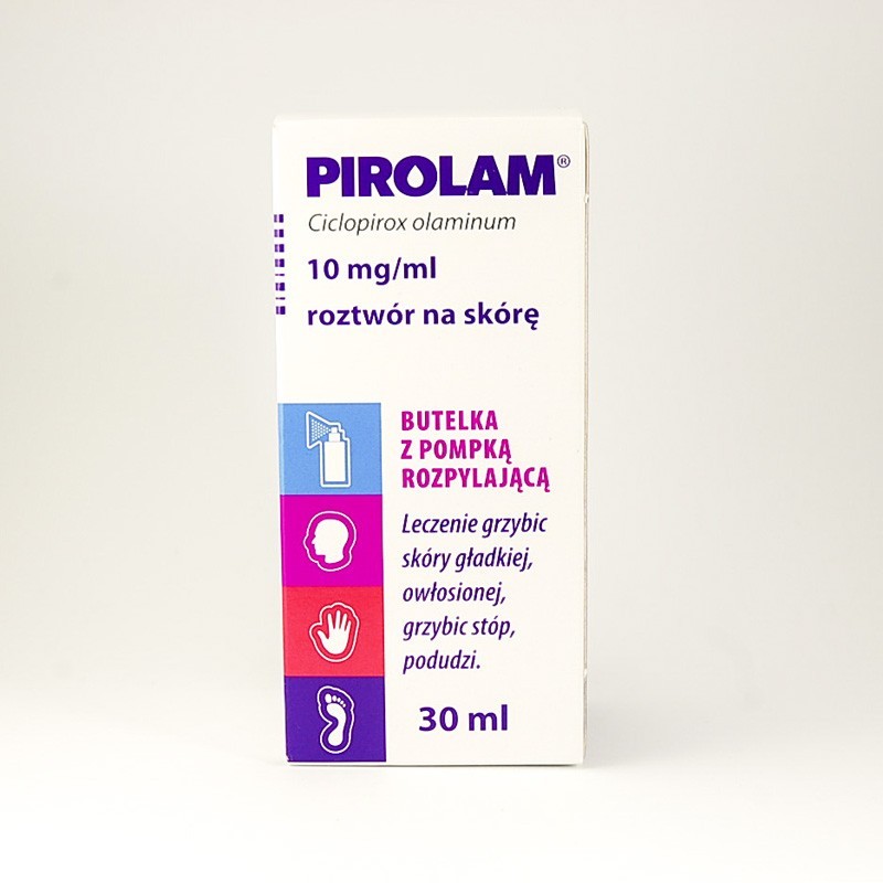 Pirolam roztwór na skórę 1%, 30 ml 