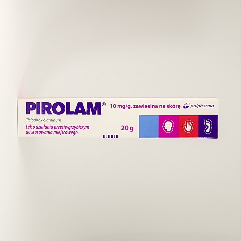 Pirolam zawiesina na skórę 10 mg/g, 20 g 