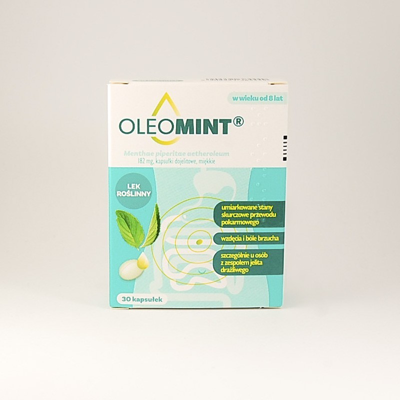 Oleomint 182 mg, 30 kapsułek 