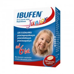 Ibufen Junior 200 mg, 10 kapsułek
