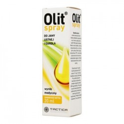 Olit aerozol do stosowania w jamie ustnej i gardle, 20 ml