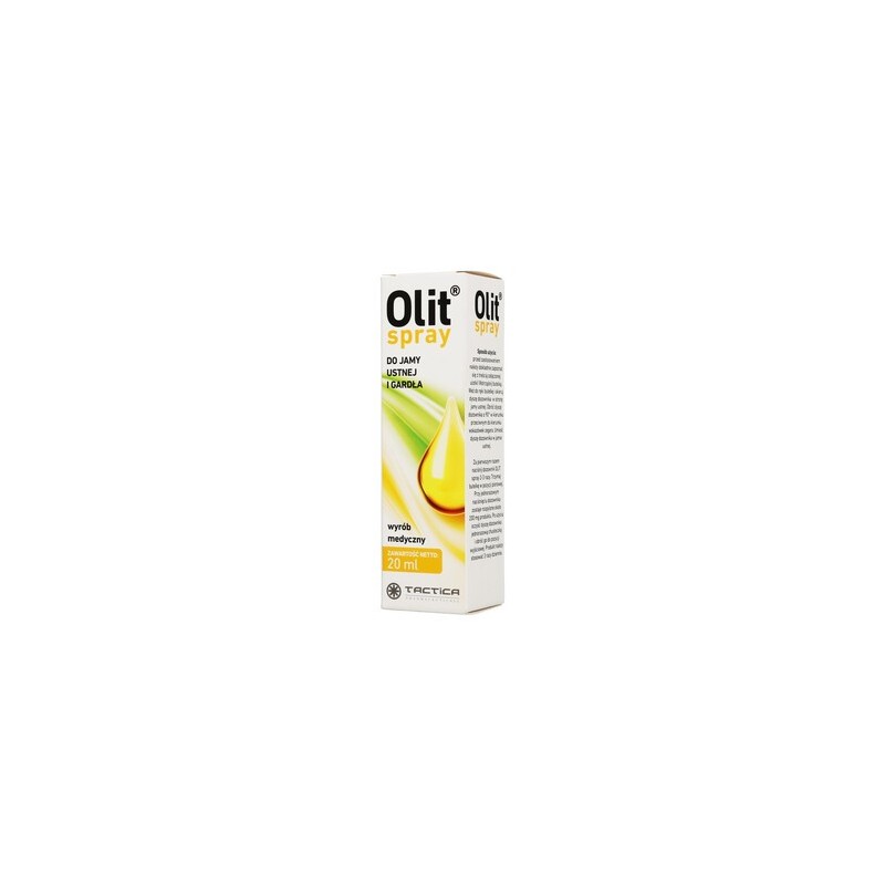 Olit aerozol do stosowania w jamie ustnej i gardle, 20 ml 