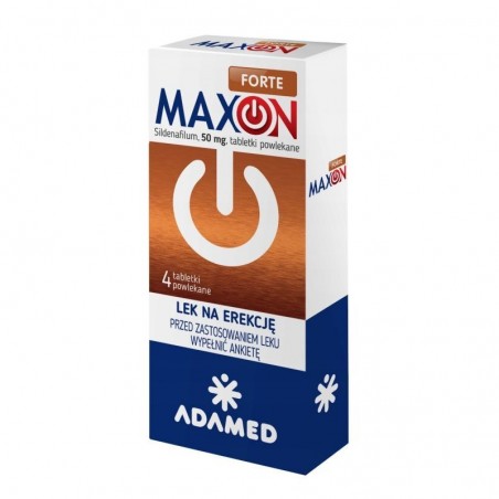 Maxon Forte 50 mg, 4 tabletki