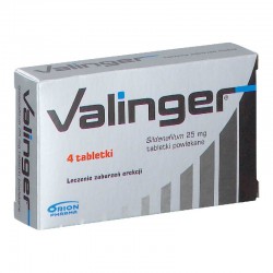 Valinger 25 mg, 4 tabletki