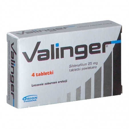 Valinger 25 mg, 4 tabletki 