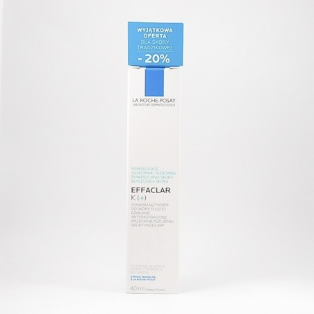 La Roche Effaclar K+ krem odnawiający do skóry tłustej 40 ml
