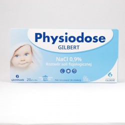 Gilbert Physiodose NaCl 0,9% roztwór soli fizjologicznej, 20 ampułek po 5 ml