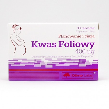  Kwas foliowy 400 µg 30 tabletek blistry PL 