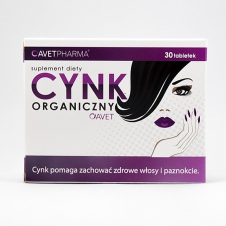 Cynk organiczny 30 tabletek