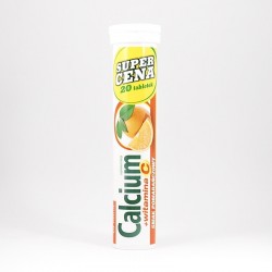 Calcium 300 + Vit C o smaku pomarańczowym 20 tabletek