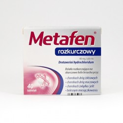 Metafen rozkurczowy 40 mg