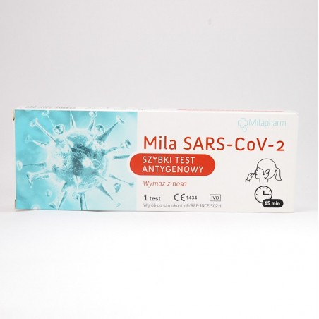  Mila SARS-CoV-2 szybki test antygenowy wymaz z nosa, 1 zestaw 