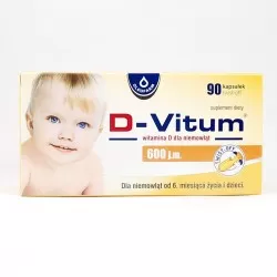 D-Vitum witamina D dla niemowląt 600 j.m.