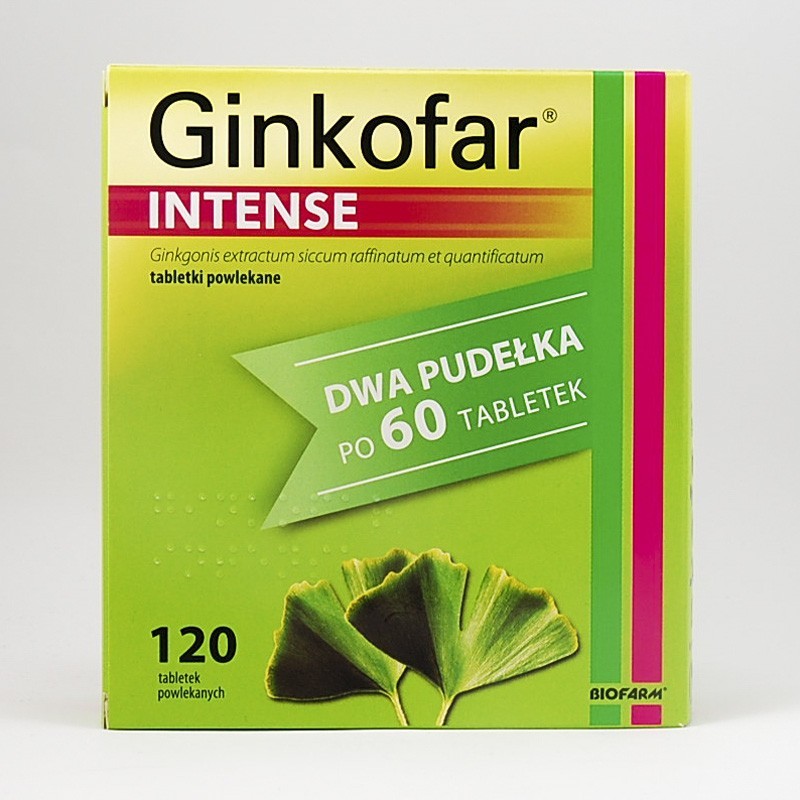  Ginkofar Intense 120 tabletek