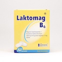 Laktomag B6 o smaku bananowym