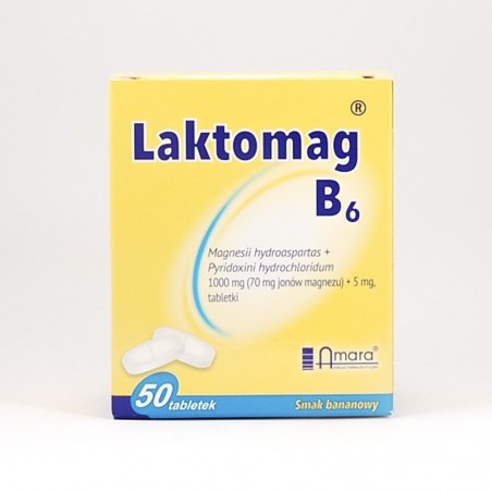  Laktomag B6 o smaku bananowym 