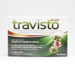 TRAVISTO ACTIV tabletki; (Aloes extractum siccum+Fumariae herbae extractum siccum+Boldinum) 30tabl.