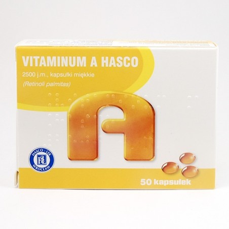 Vitaminum A Hasco 50 kapsułek Vitaminum A Hasco 50 kapsułek