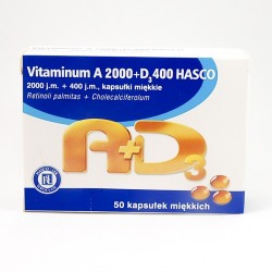 Vitaminum A+D3 Hasco 50 kapsułek