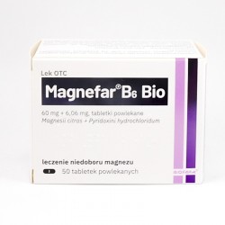 Magnefar B6 Bio 50 tabletek