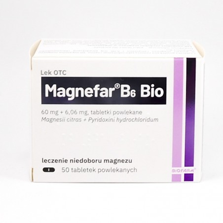  Magnefar B6 Bio 50 tabletek 