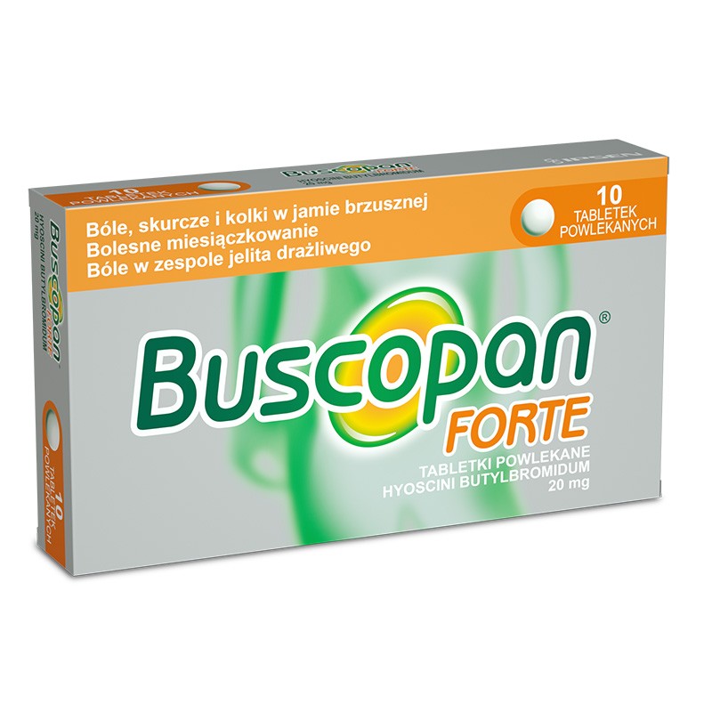 Buscopan Forte 10 tabletek 