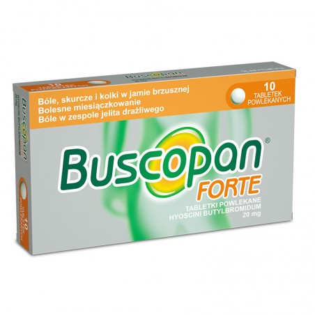 Buscopan Forte 10 tabletek 