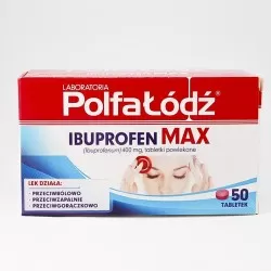 Ibuprofen Max 400 mg Polfa Łódź