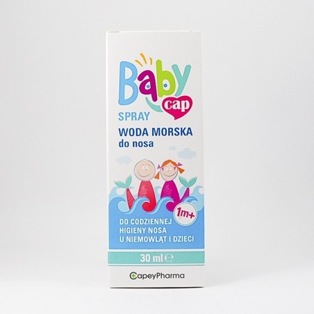 Babycap spray woda morska do nosa 1 m+