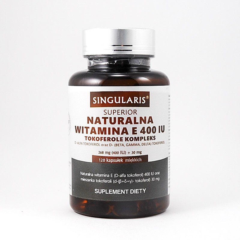  Naturalna witamina E 120 kapsułek