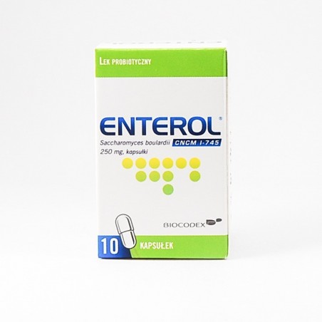  Enterol 250, 10 kapsułek 
