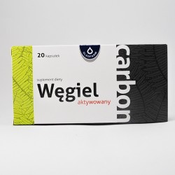 Węgiel aktywowany carbon 20 kapsułek