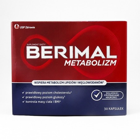 Berimal Metabolizm 30 kapsułek Berimal Metabolizm 30 kapsułek