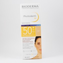 Bioderma Photoderm M SPF 50+ Krem do skóry z tendencją do przebarwień odcień jasny