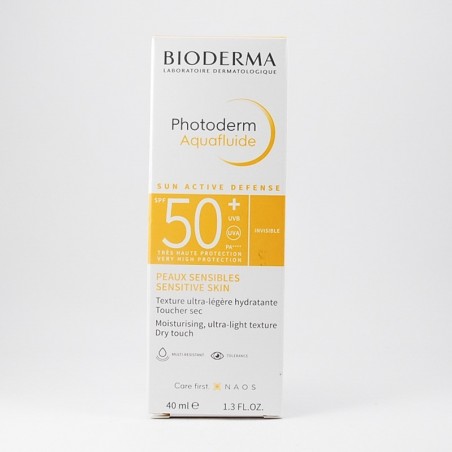  Bioderma Photoderm Aquafluide SPF 50+ Ultralekki fluid do skóry normalnej bezbarwny 