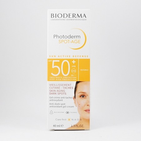  Bioderma Photoderm Spot-Age SPF50+ Krem zapobiegający powstawaniu przebarwień i zmarszczek 