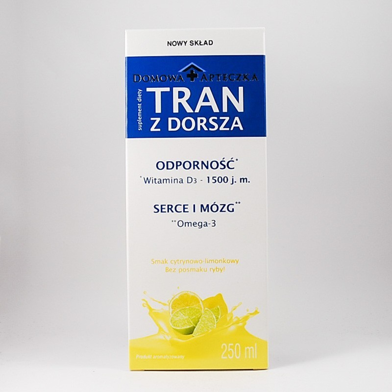 Tran z dorsza płyn 250 ml 