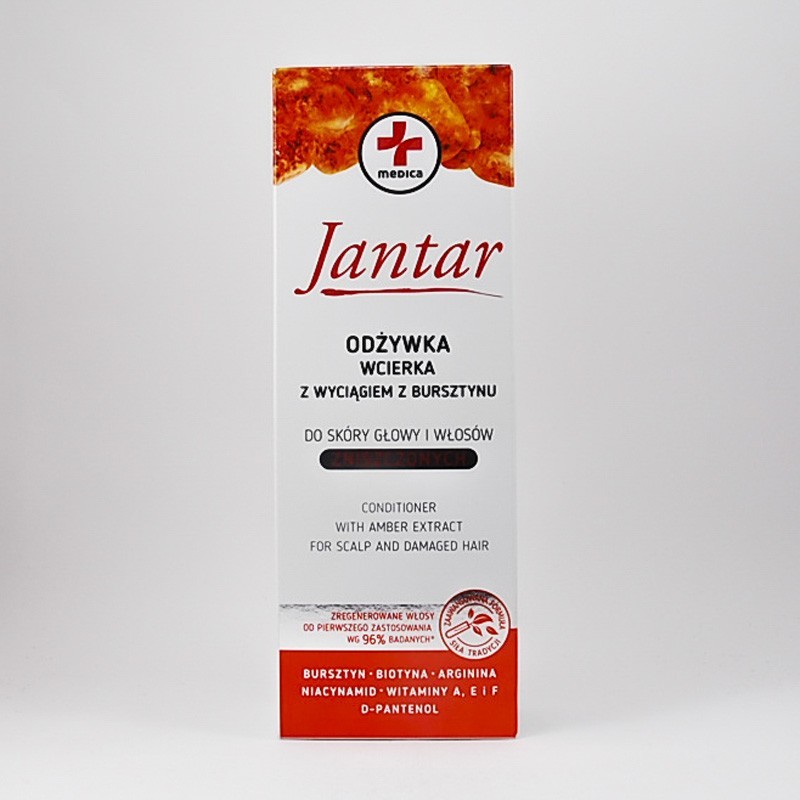 Jantar Medica, odżywka wcierka z wyciągiem z bursztynu, 100 ml 