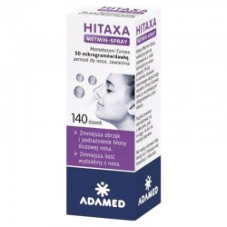 Hitaxa Metmin Spray do nosa ze sterydem 0,05 mg, 140 dawek