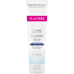 Dermedic Linum Emollient Cicatopy regenerujący krem do rąk, 115 ml