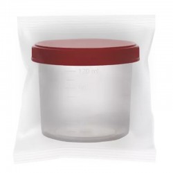 Pojemnik jałowy na mocz Apteo 120 ml, 1 sztuka