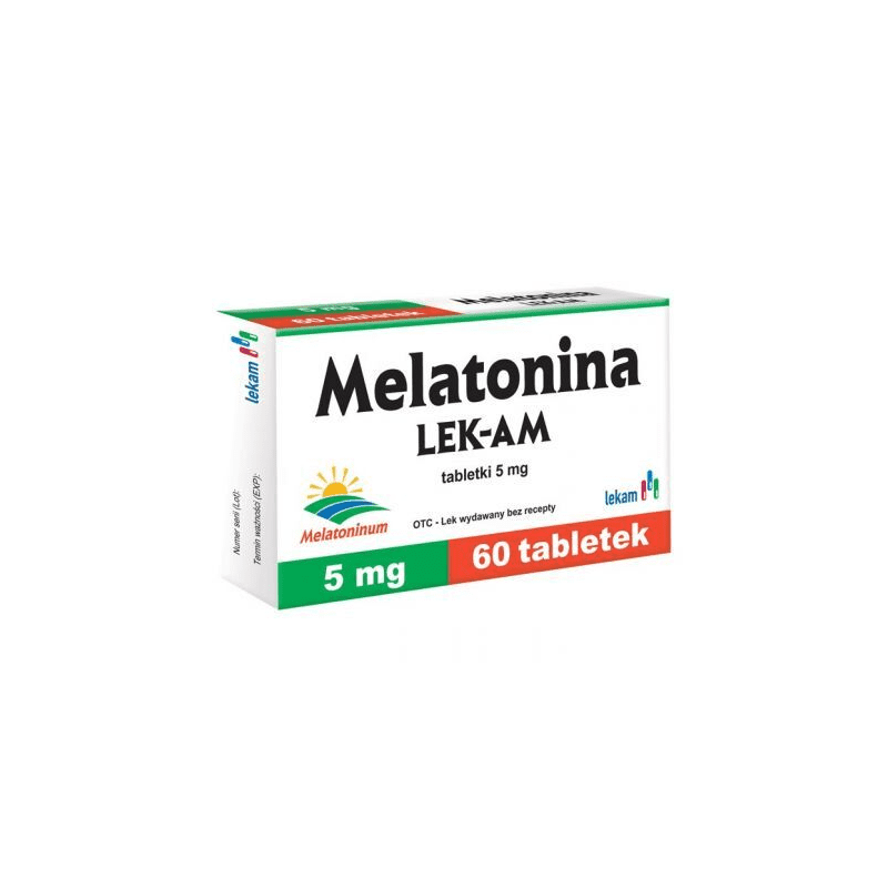 Melatonina Lek-Am 5 mg, 60 tabletek 