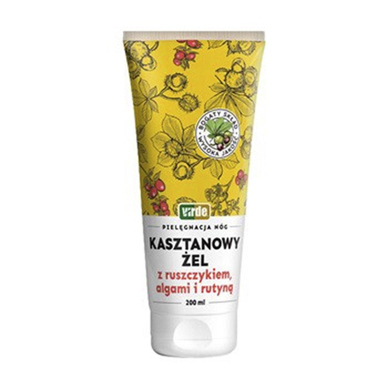 VIRDE Kasztanowy Żel z ruszczykiem, algami 
