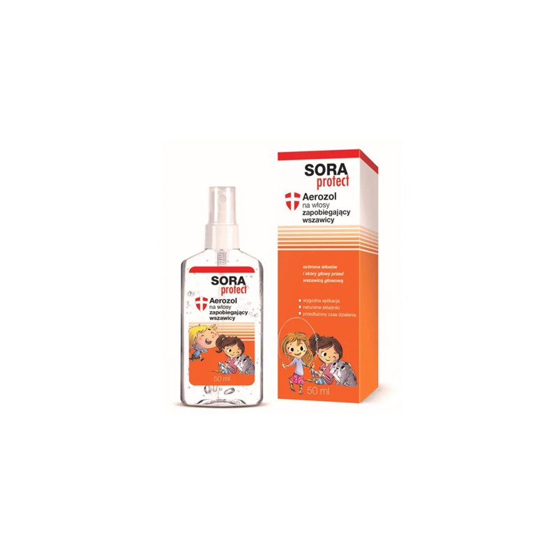 SORA PROTECT aerozol na włosy 50ml 