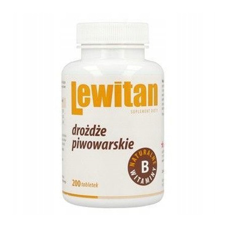 Lewitan drożdże piwowarskie tabletki, 200 tabletek