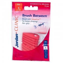 Jordan Brush Between, szczoteczki międzyzębowe S, 10 sztuk