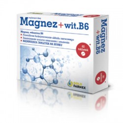 Magnez + Wit. B6, 60 tabletek