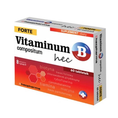  Vitaminum B compositum Forte Hec, 60 tabletek 